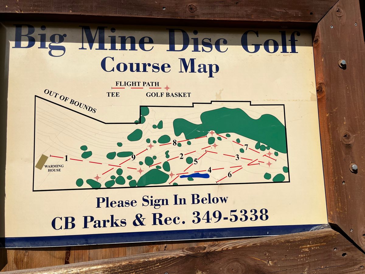 Incorrect map- Crested Butte is sick for a lot of things but disc golf isn’t one of them