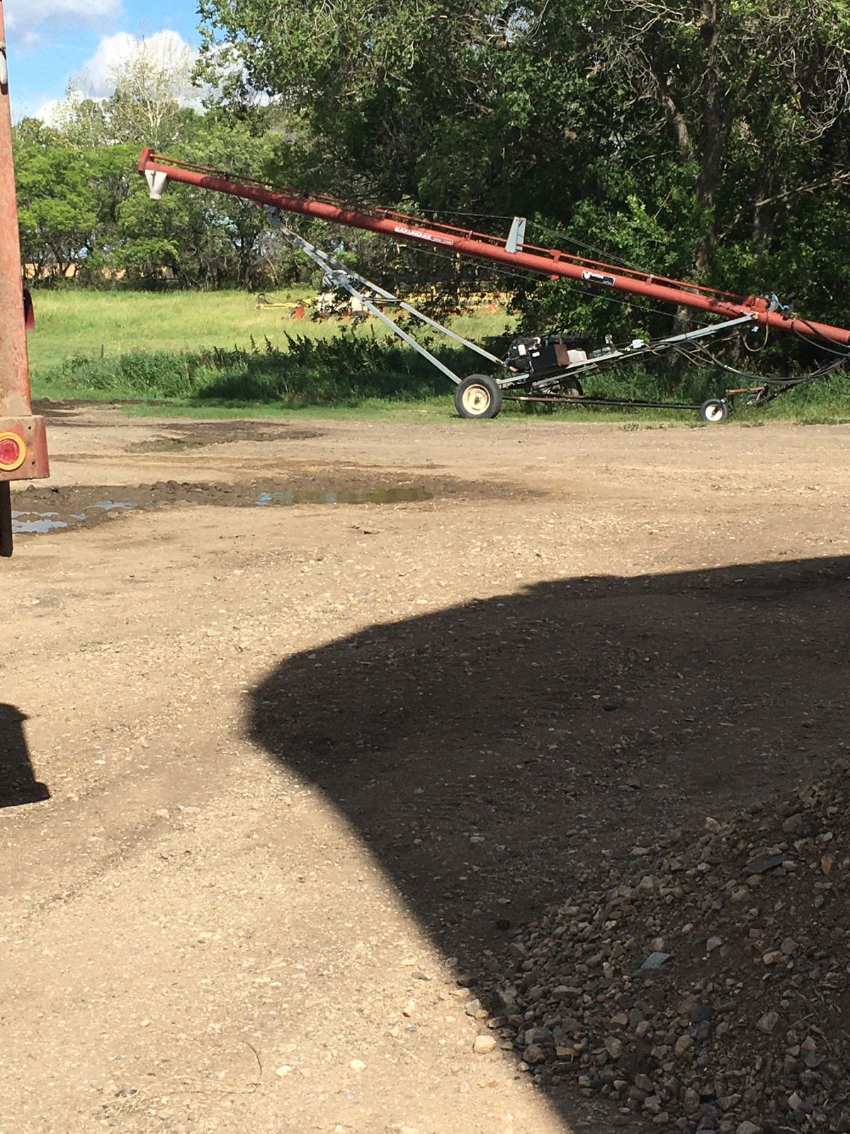 Basket object is the wood wagon and it must land and stay on top.