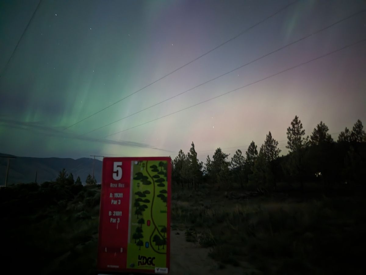 Northern lights meet Rose Hill