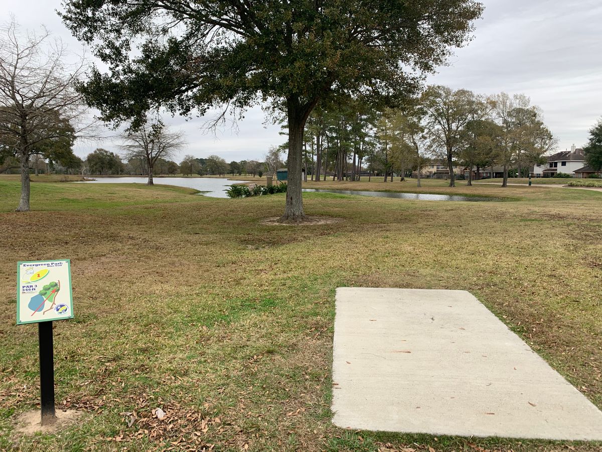 Hole#1 across the water. What a way to start