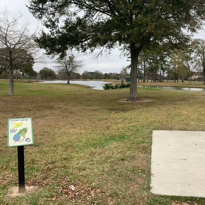 Hole#1 across the water. What a way to start