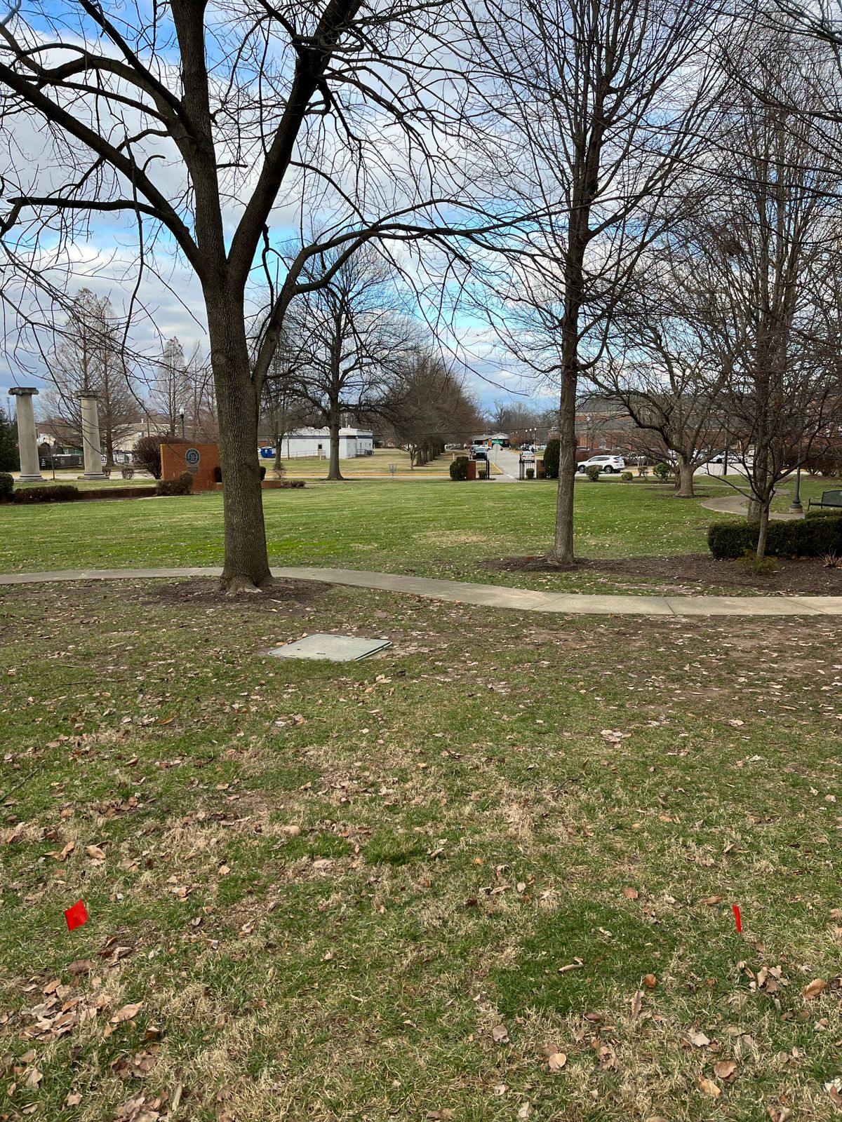 Hole 14 tee