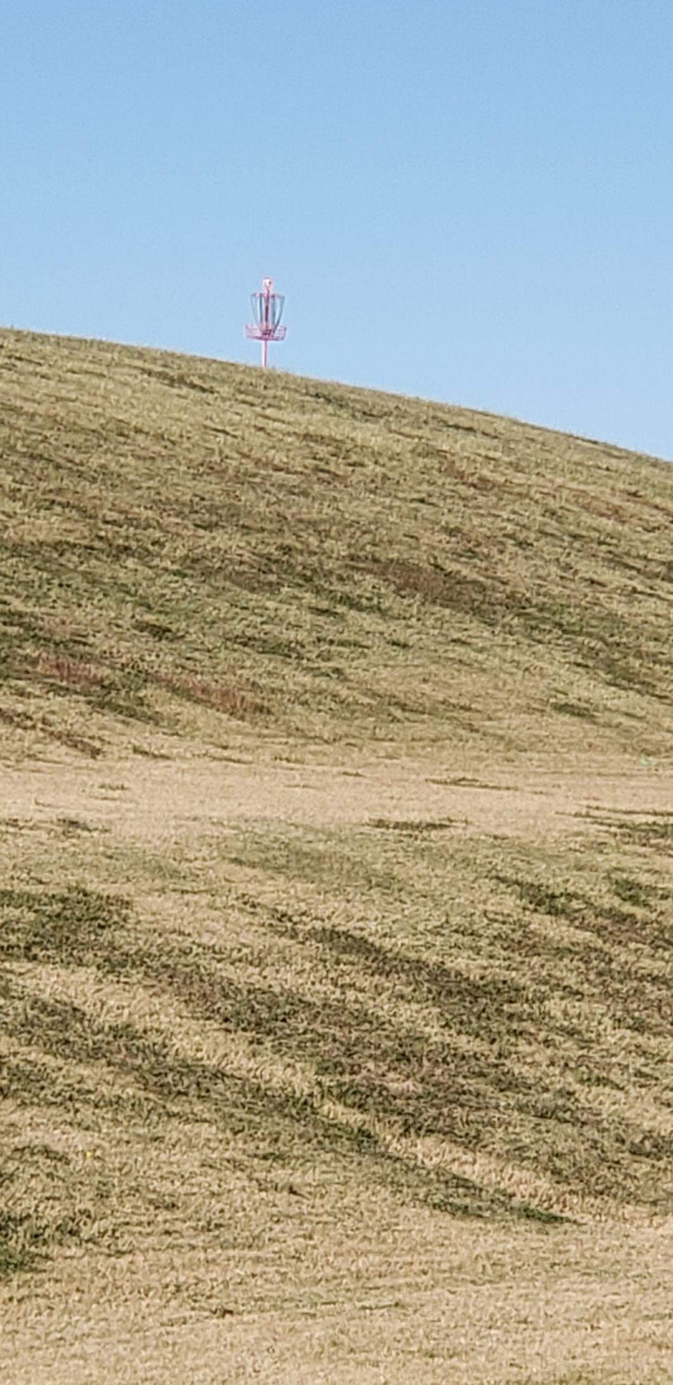 Way uphill shot