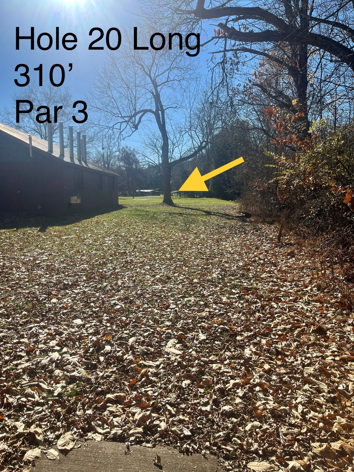 Hole 20 Long, 310’ par 3