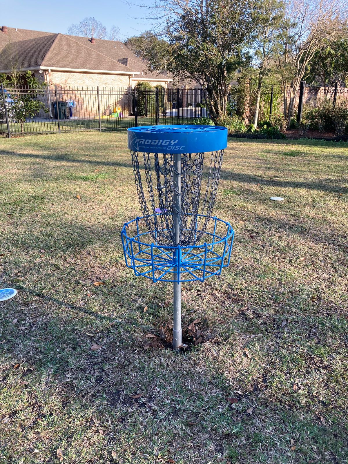 Brand new baskets that catch well.  Plenty of ace run opportunities with putters and mids.