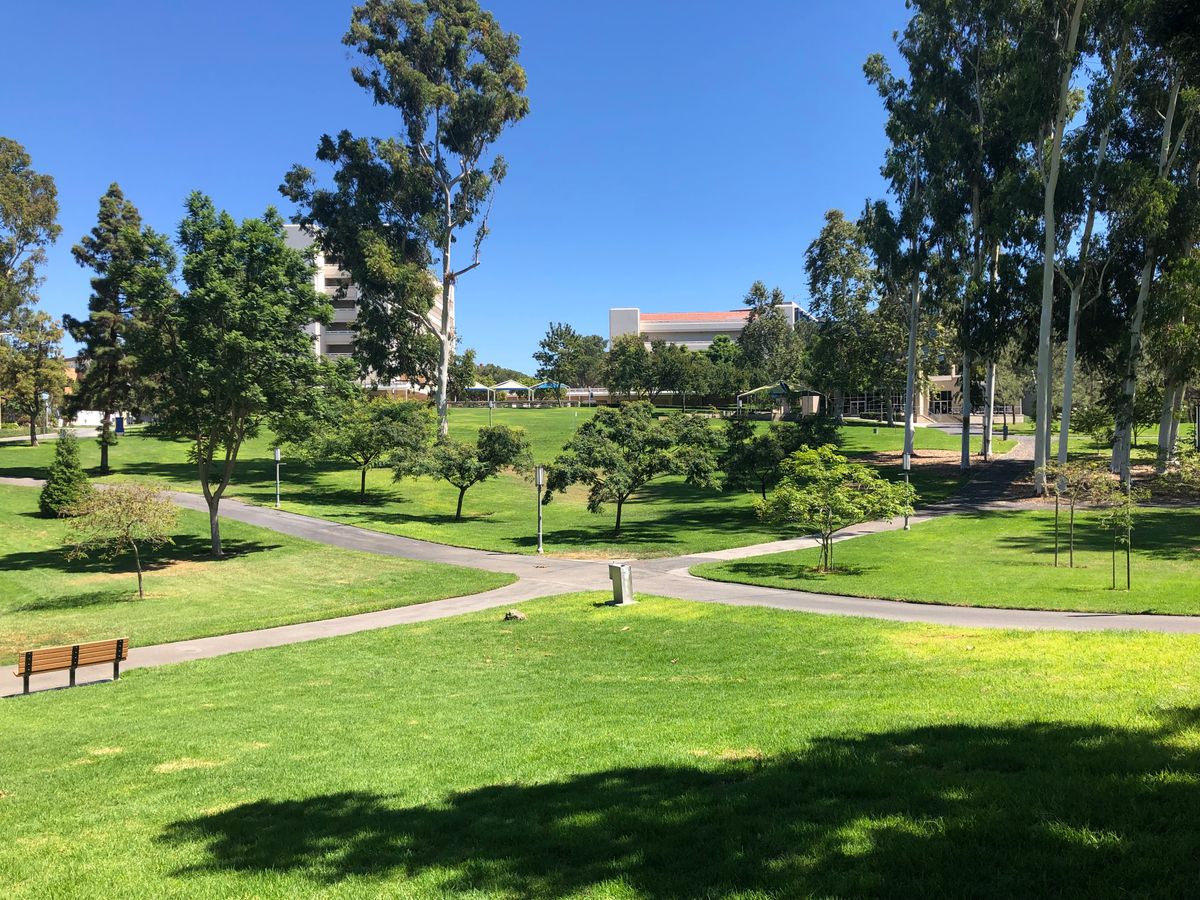 This is overlooking hole 12 in the middle, hole 22 to the right behind small tree.