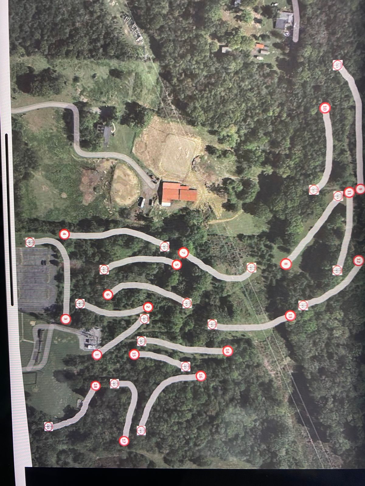 Overview map of course!