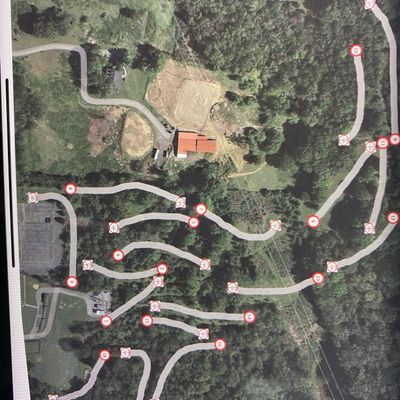 Overview map of course!