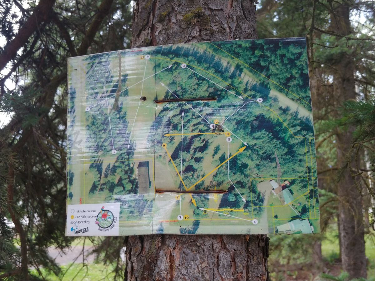 Map of course layout