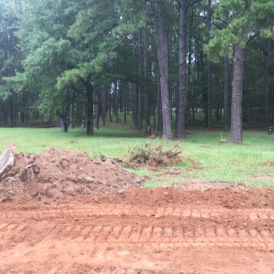 #5 tee pad has been torn up.