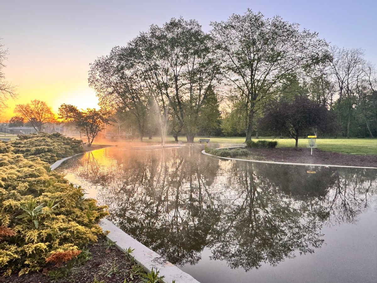 Sunrise at hole 3