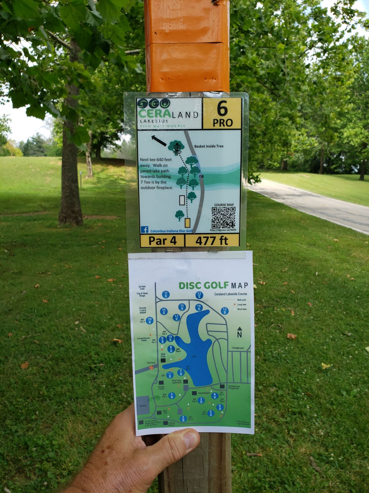 #6 Pro Tee Sign Post.