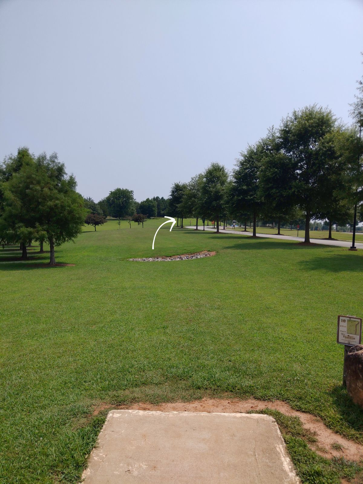 View from tee box.