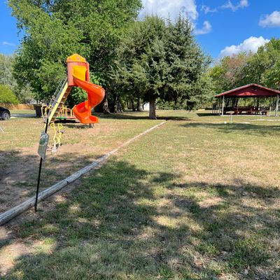 Hole 1, past the bathrooms