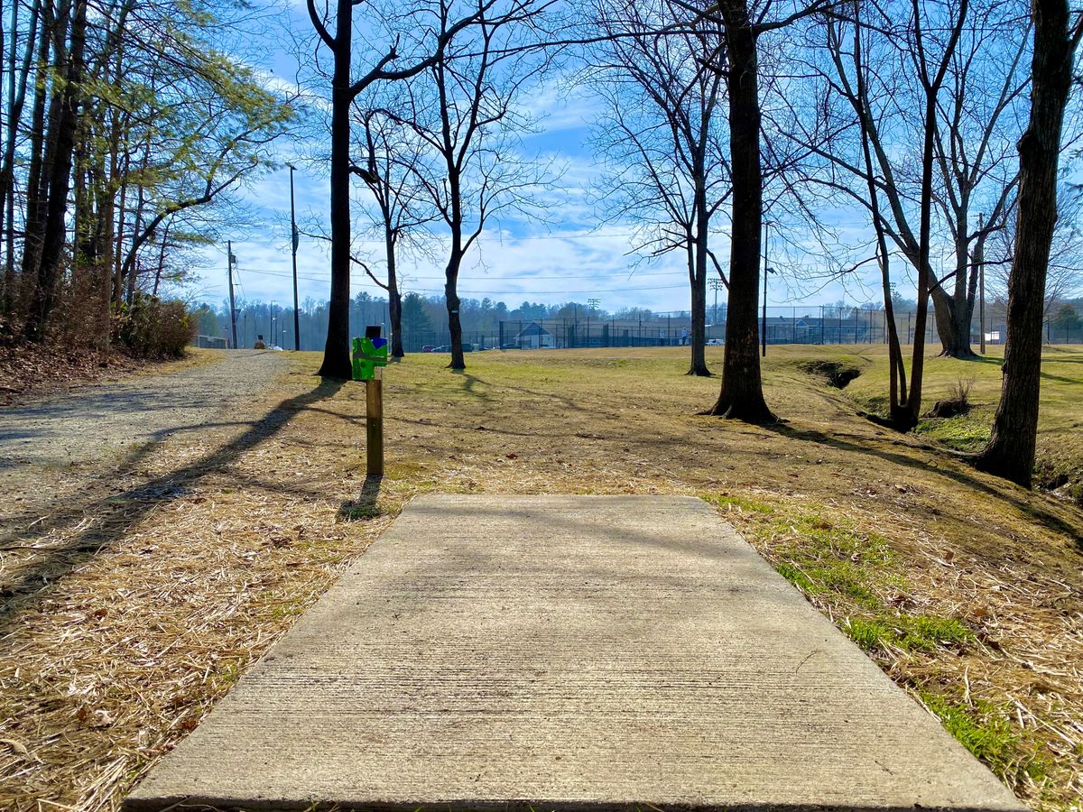 Hole 14’s white tee