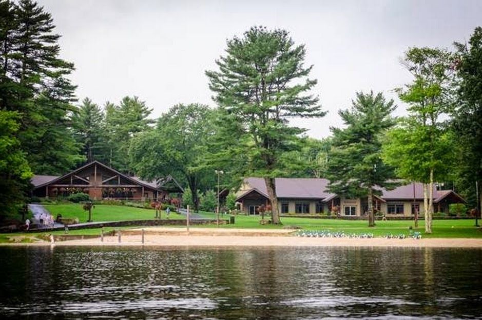 View of start from the lake.