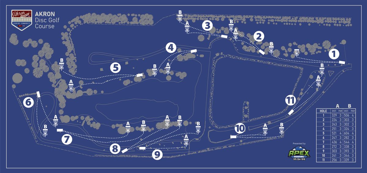 Akron Disc Golf Course