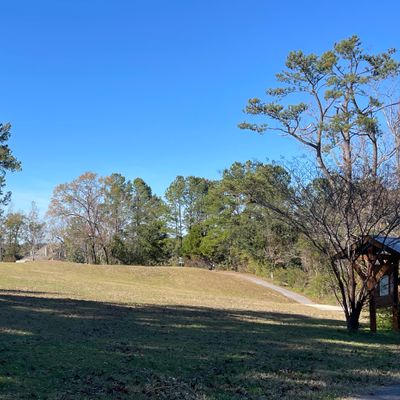 View looking up the hill at hole 9