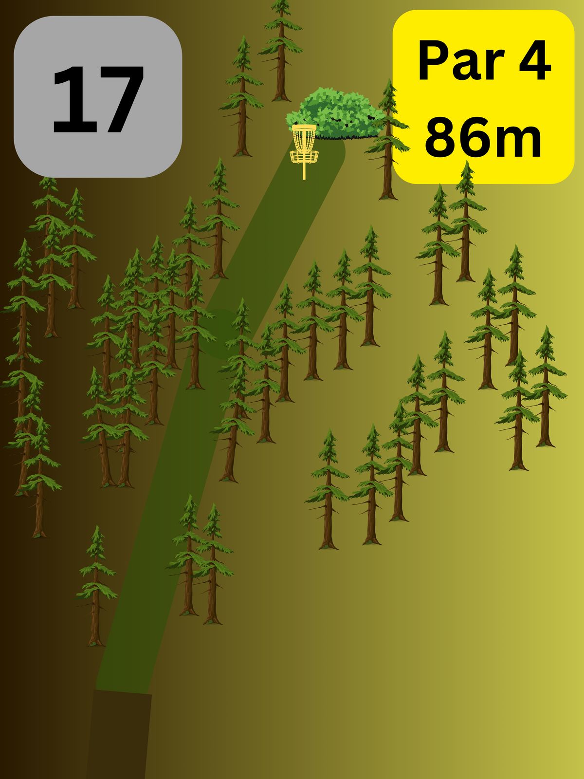 Teesign for hole 17