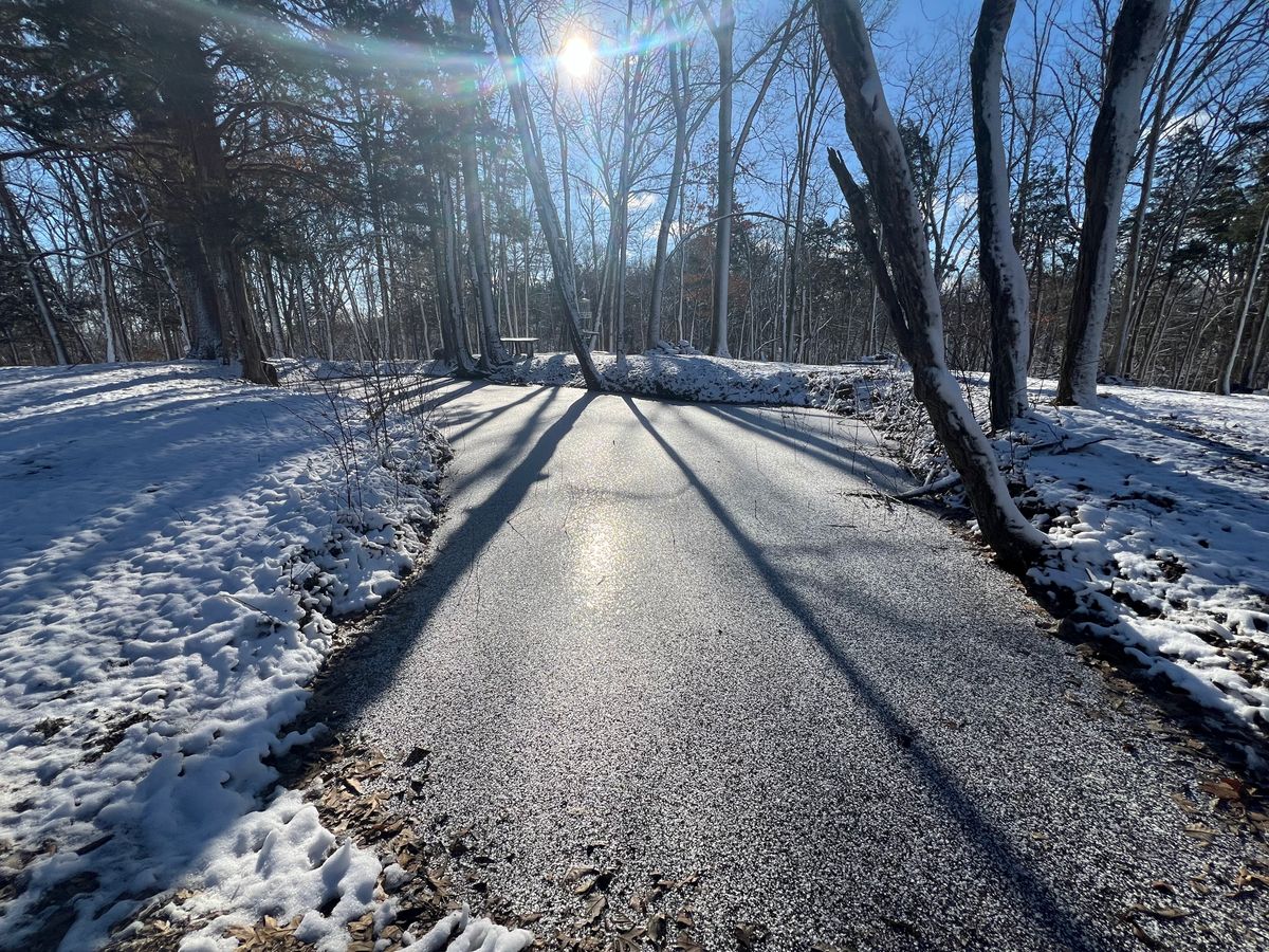Frozen pond