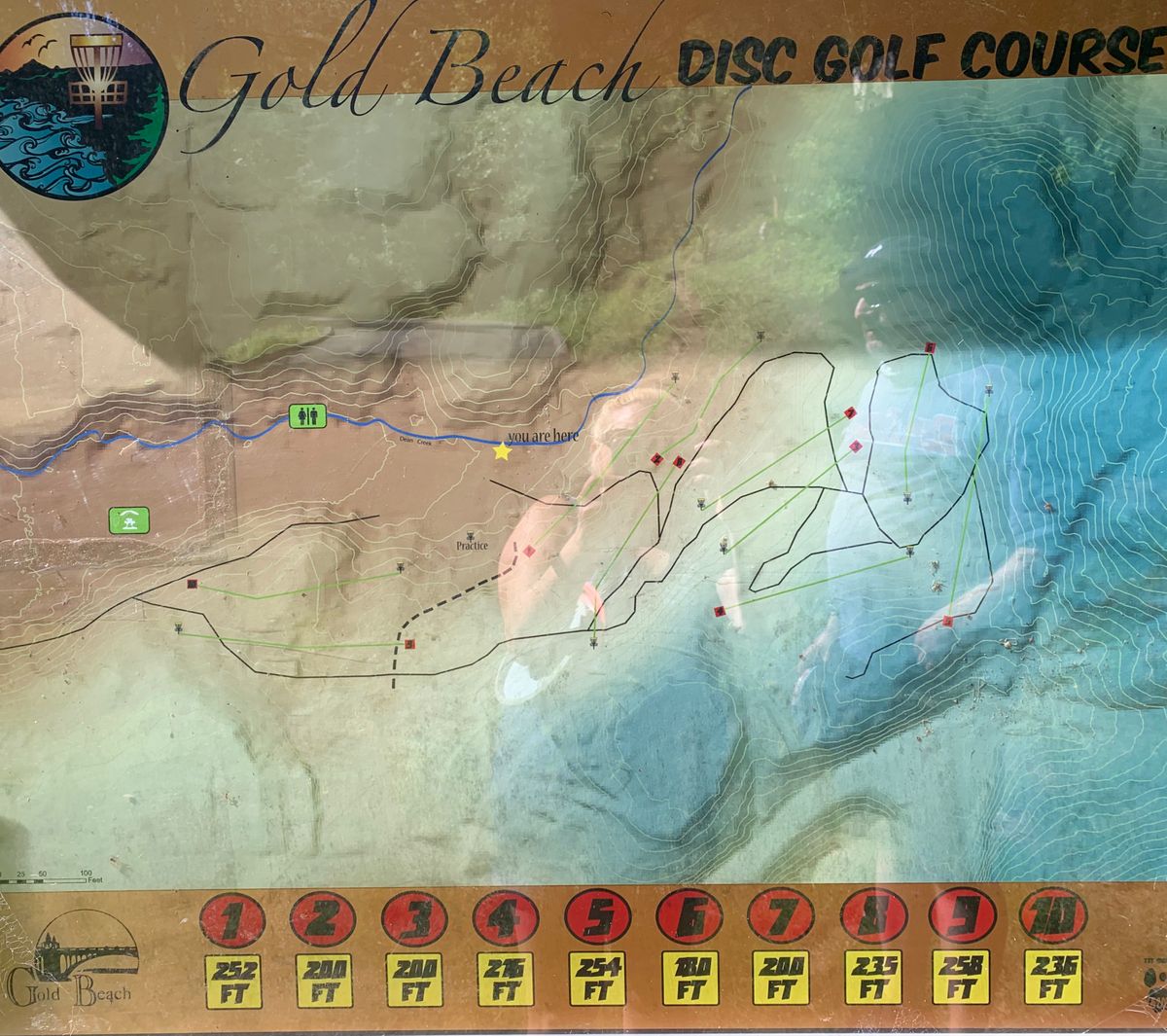 Gold Beach Course Map