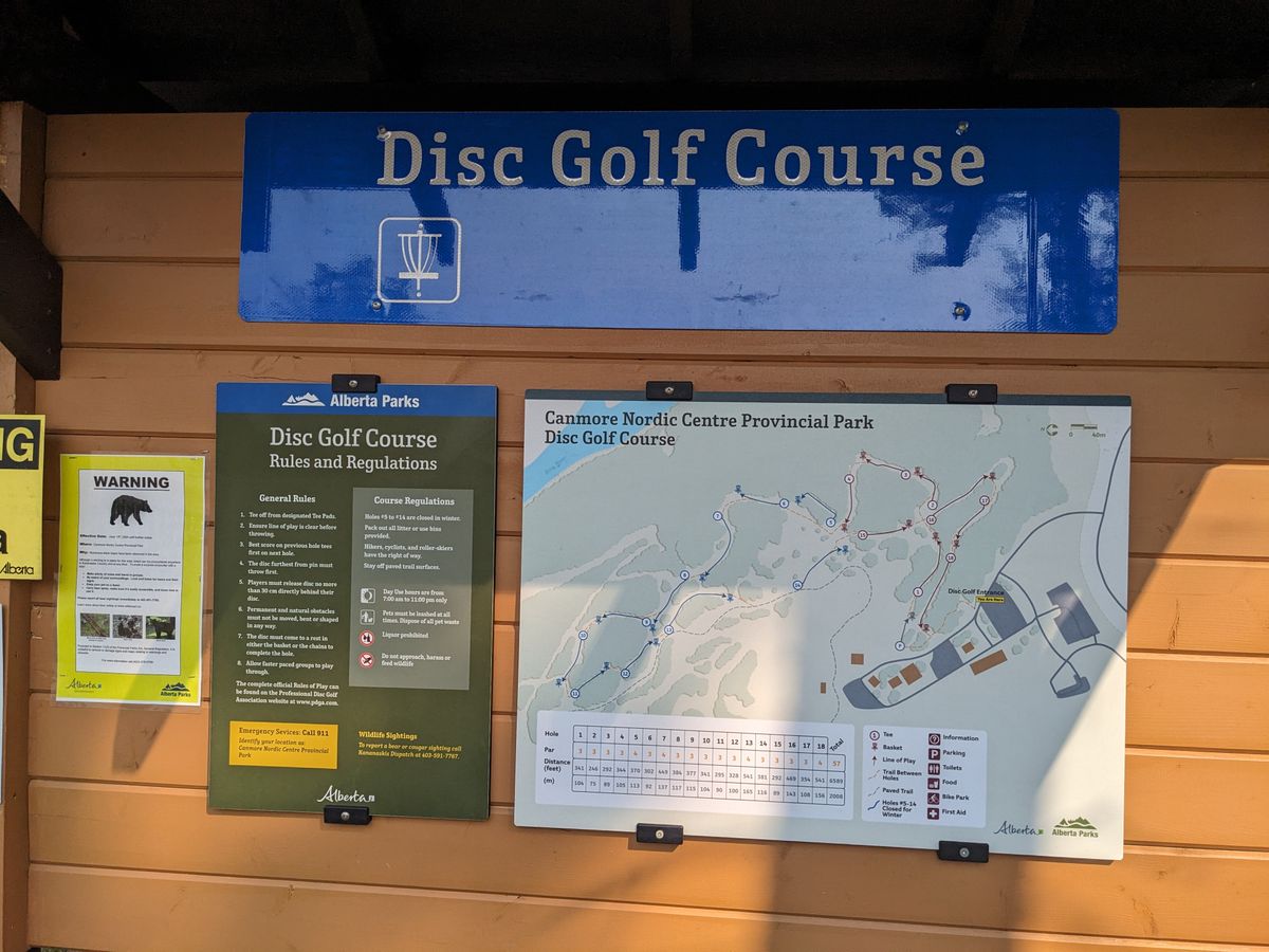 Course layout and rules and regulations