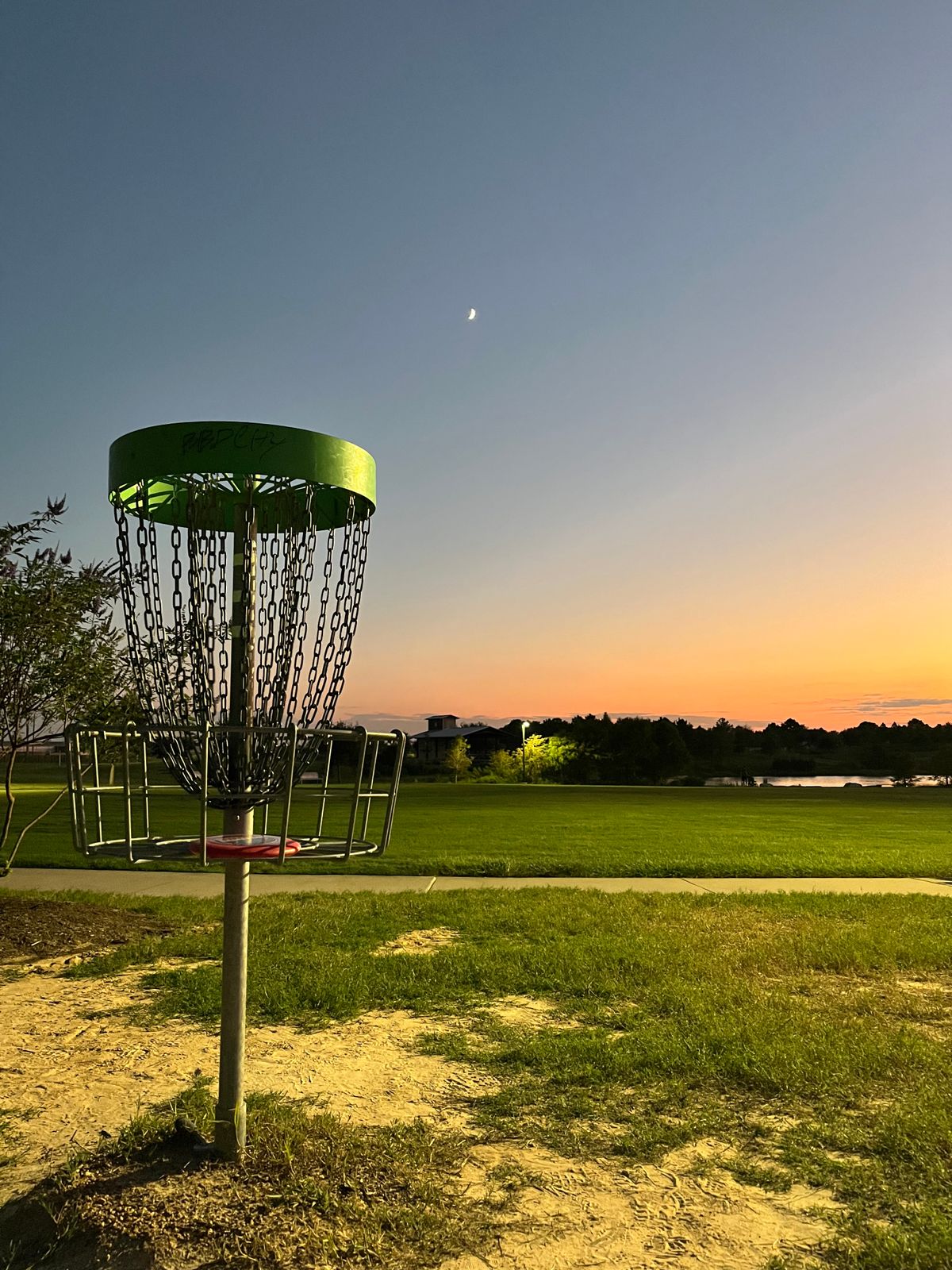 Hole 18 at sunset