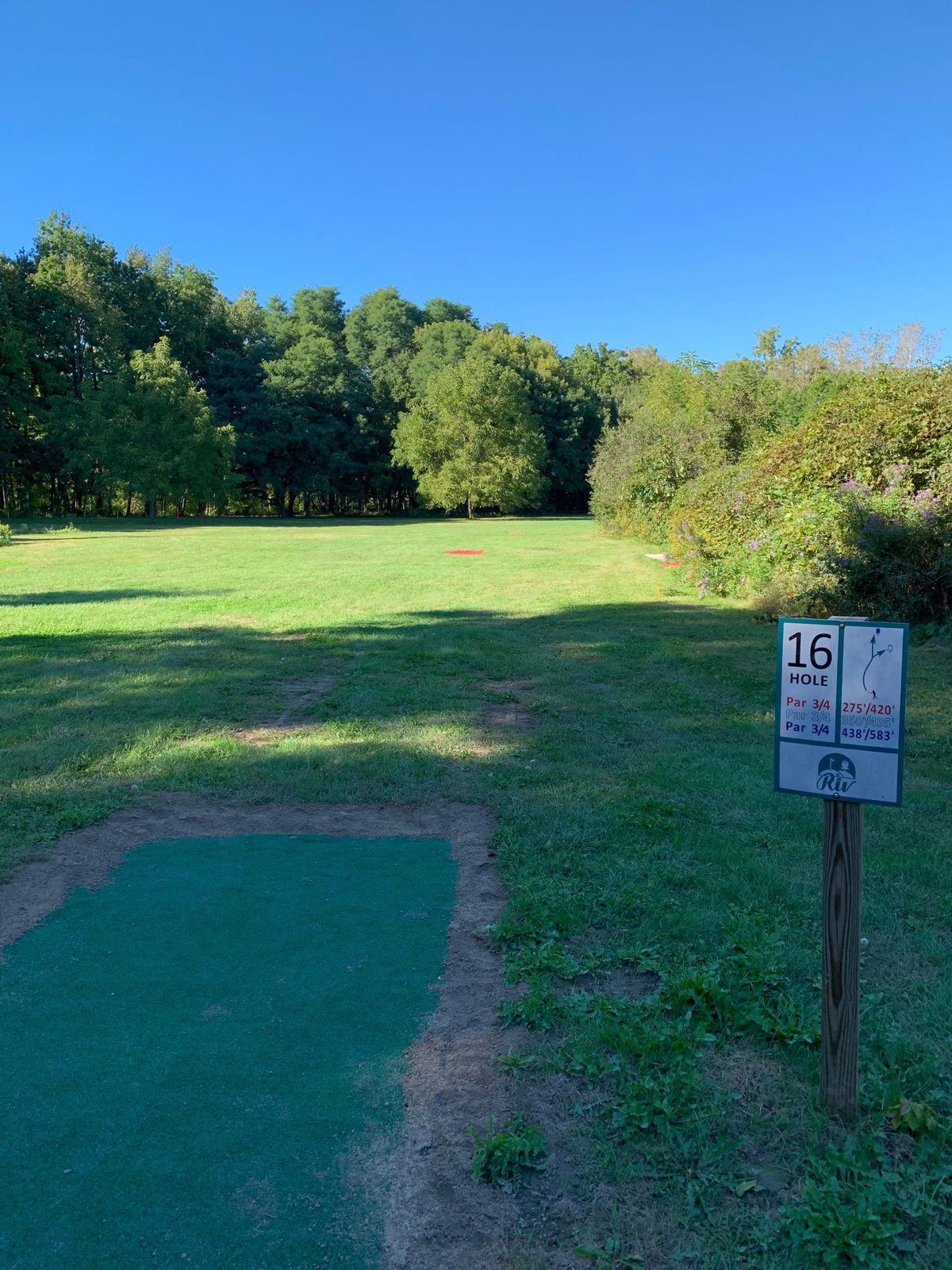 Hole number has changed since this picture was taken.