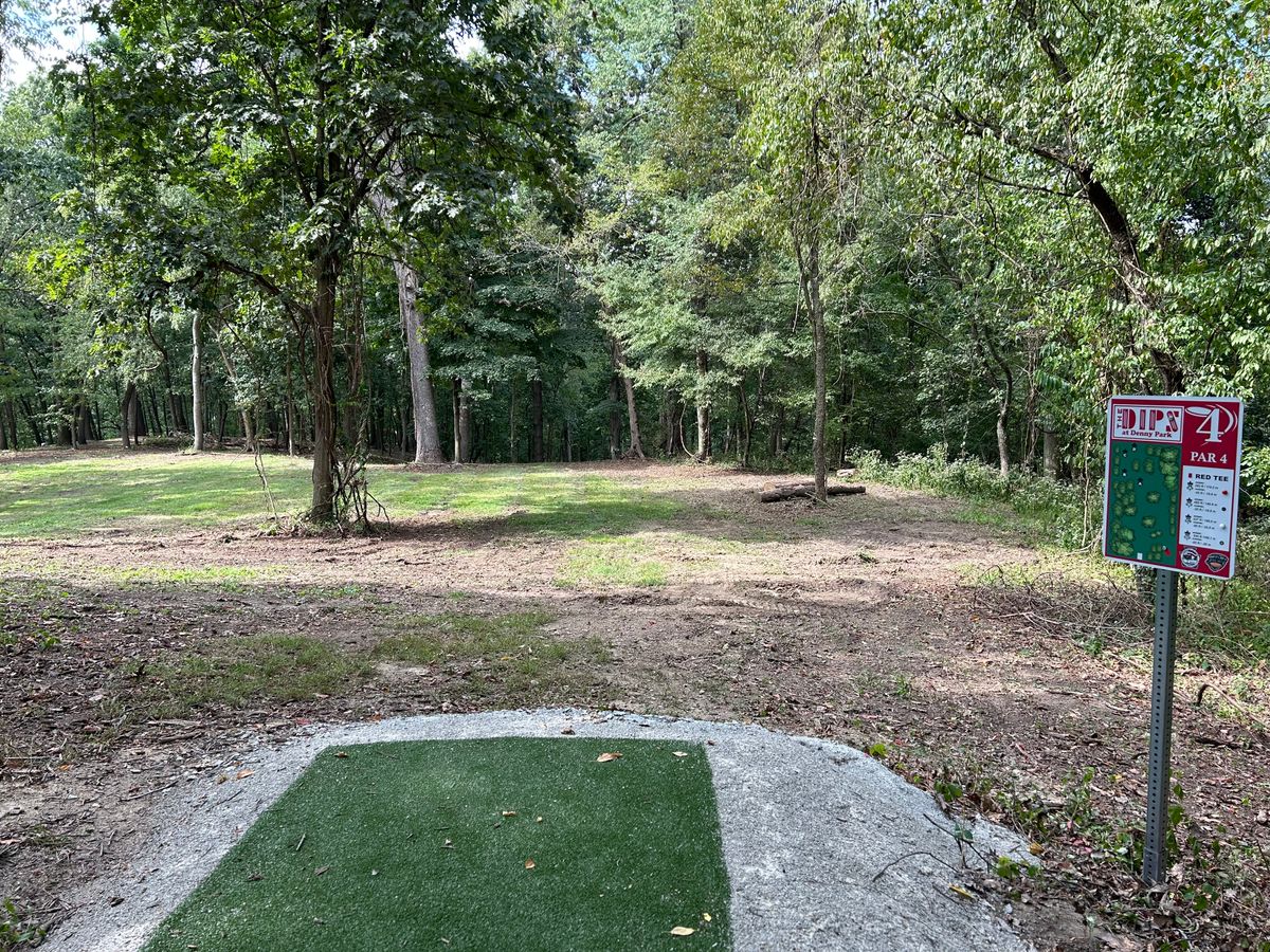 Hole 4 Red tee shot