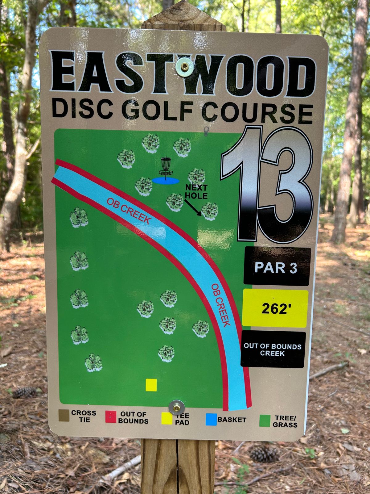 Hole 13 Sign