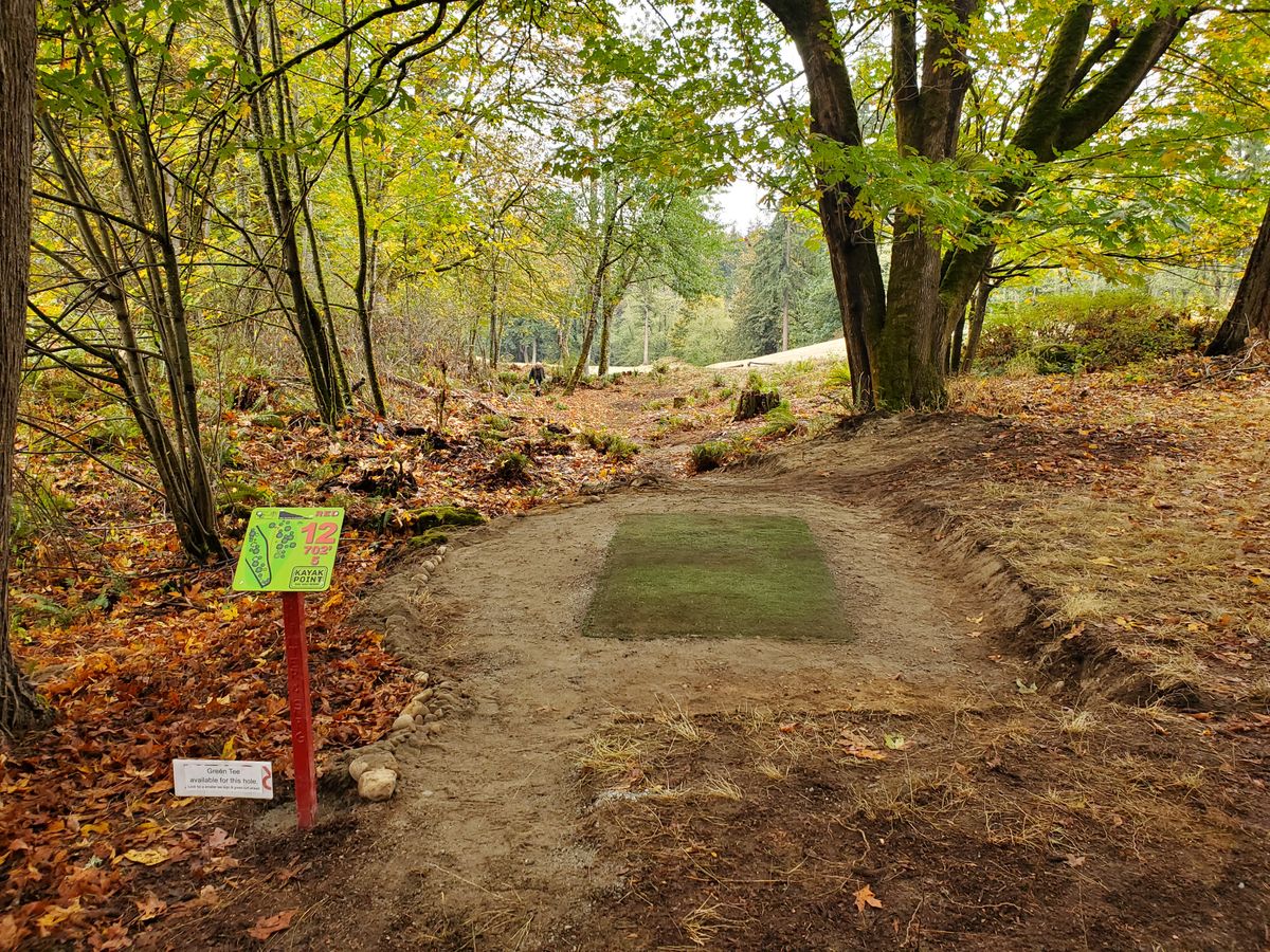 New Hole 12 tee (as of 10/26/22)