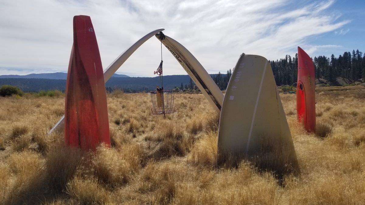 The grass eats discs. But the views are amazing.