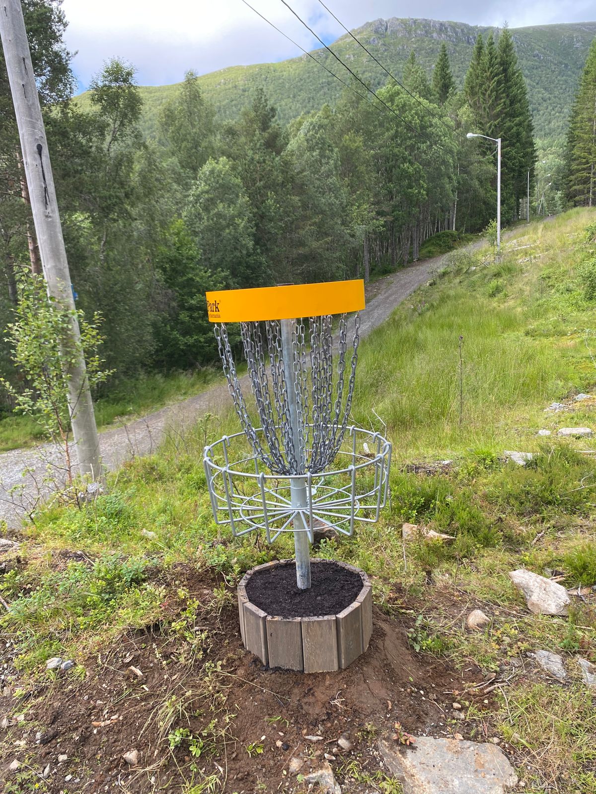 Diskgolfpark kurver