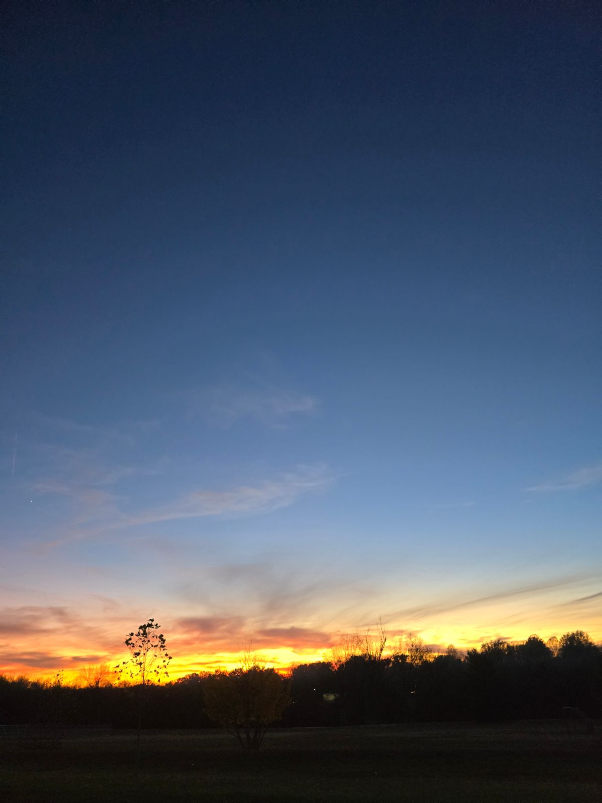 What a great sunset to end the game