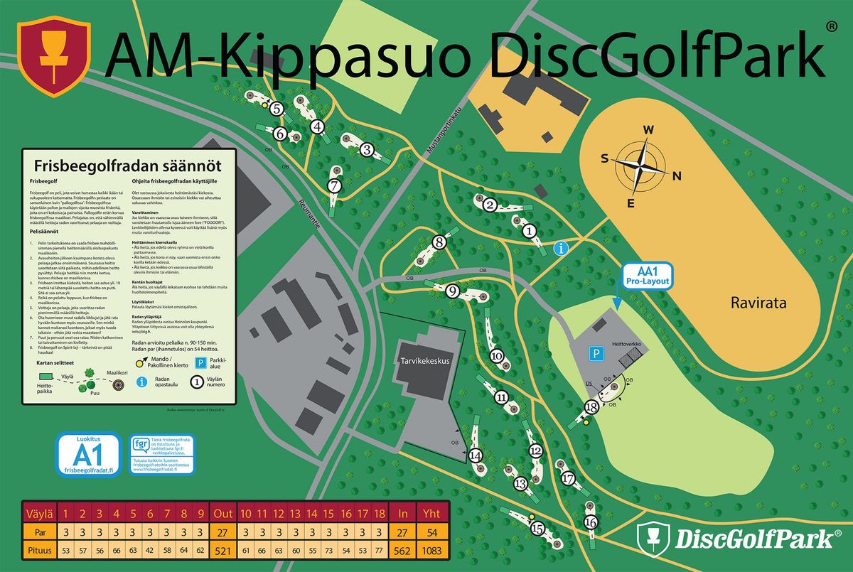 Layout up till spring 2021.