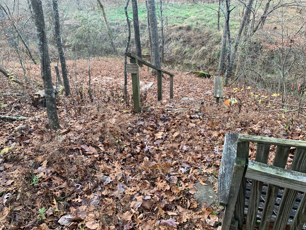 The path to the first tee.