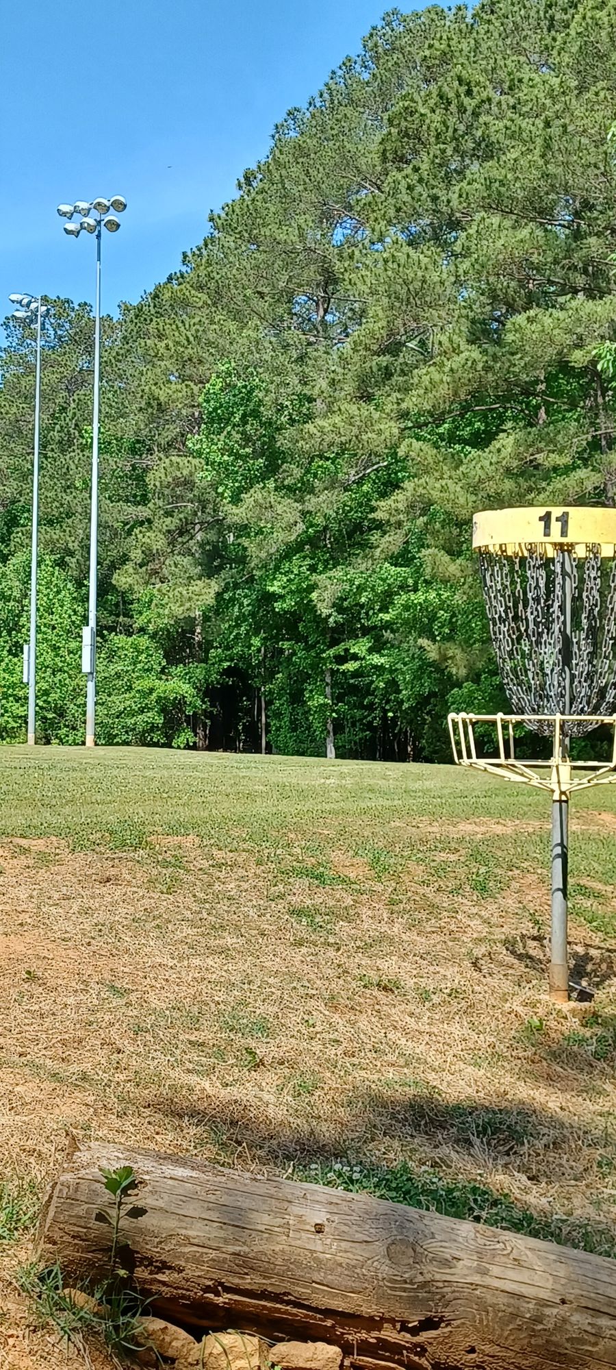 Behind pin