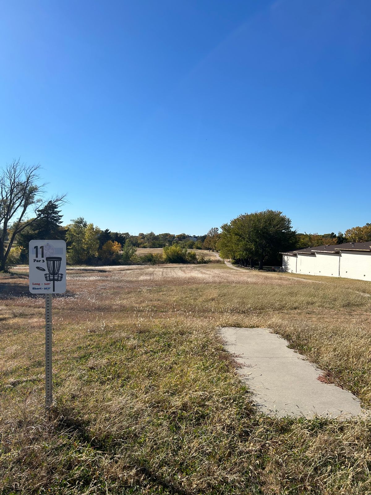 Hole 11 tee
