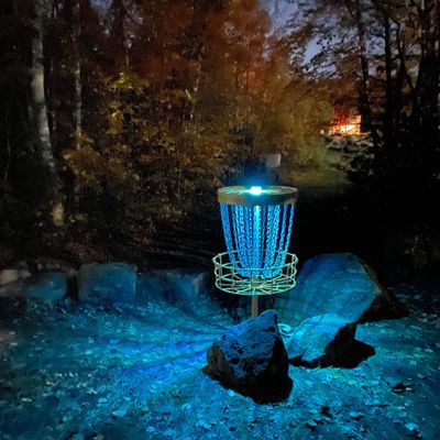 Glow night on hole #12
