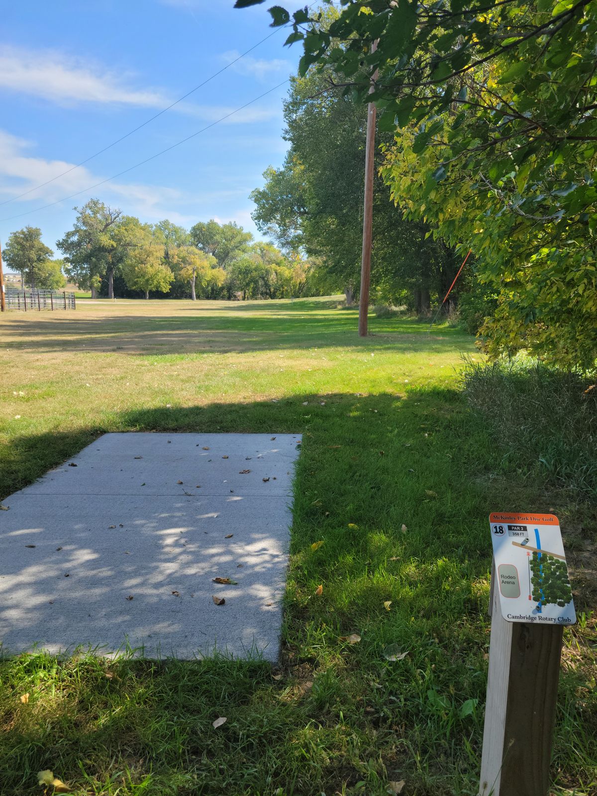 Tee box #18