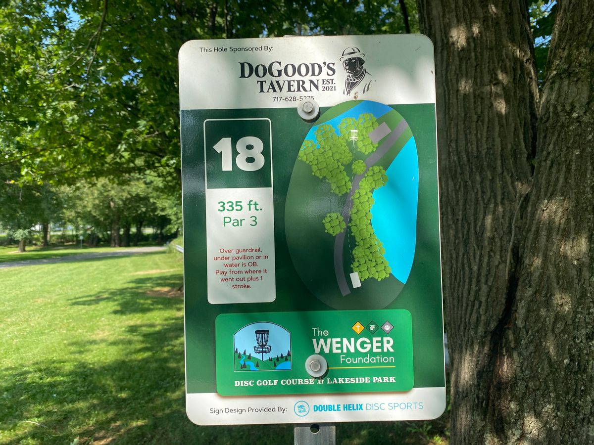 Hole 18 Sign