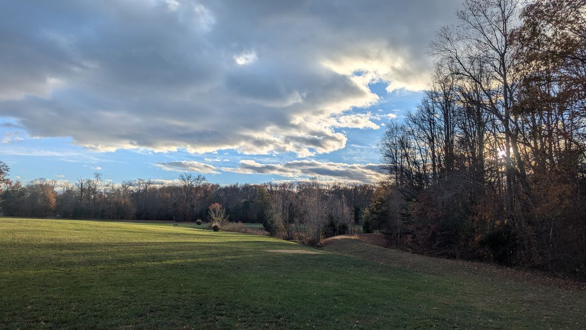 Hole 17 from the fairway