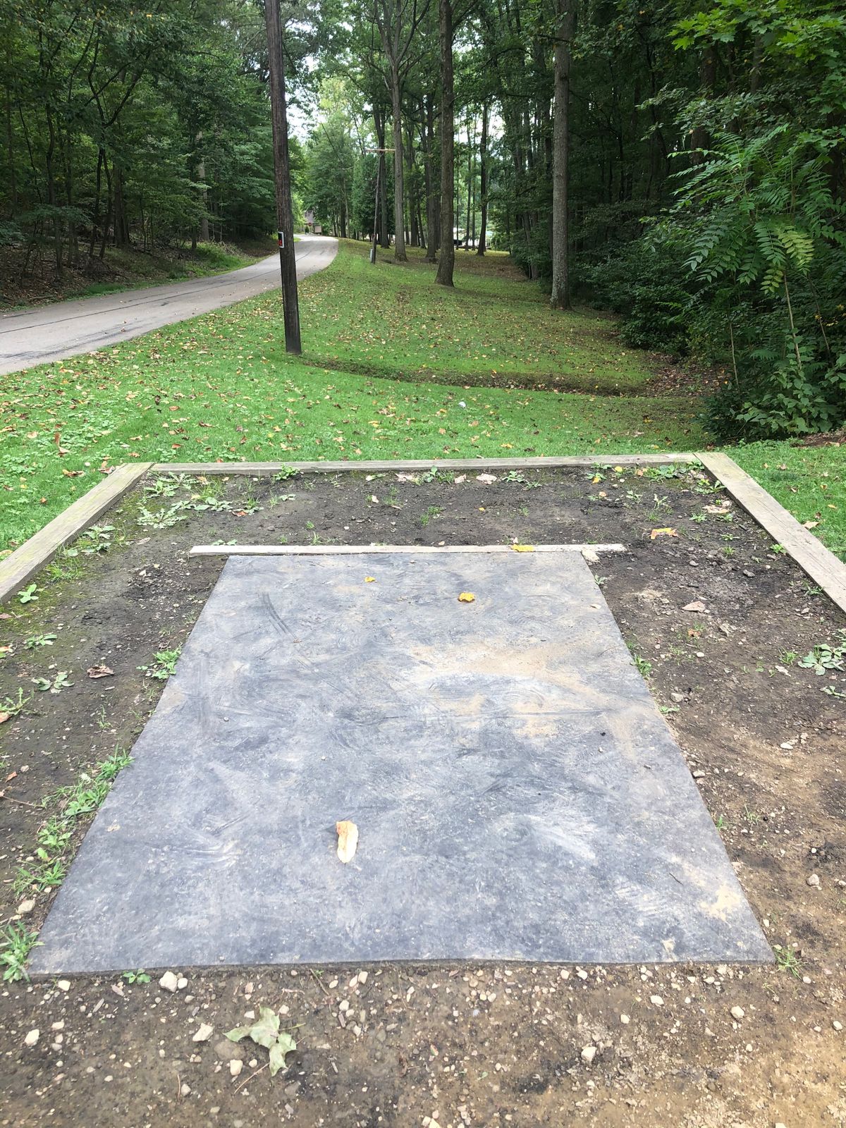 Hole 1 tee pad
