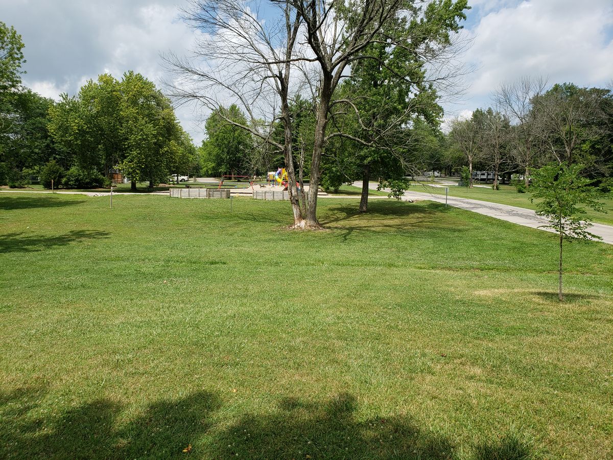 #6 Basket Approach with playground in background.