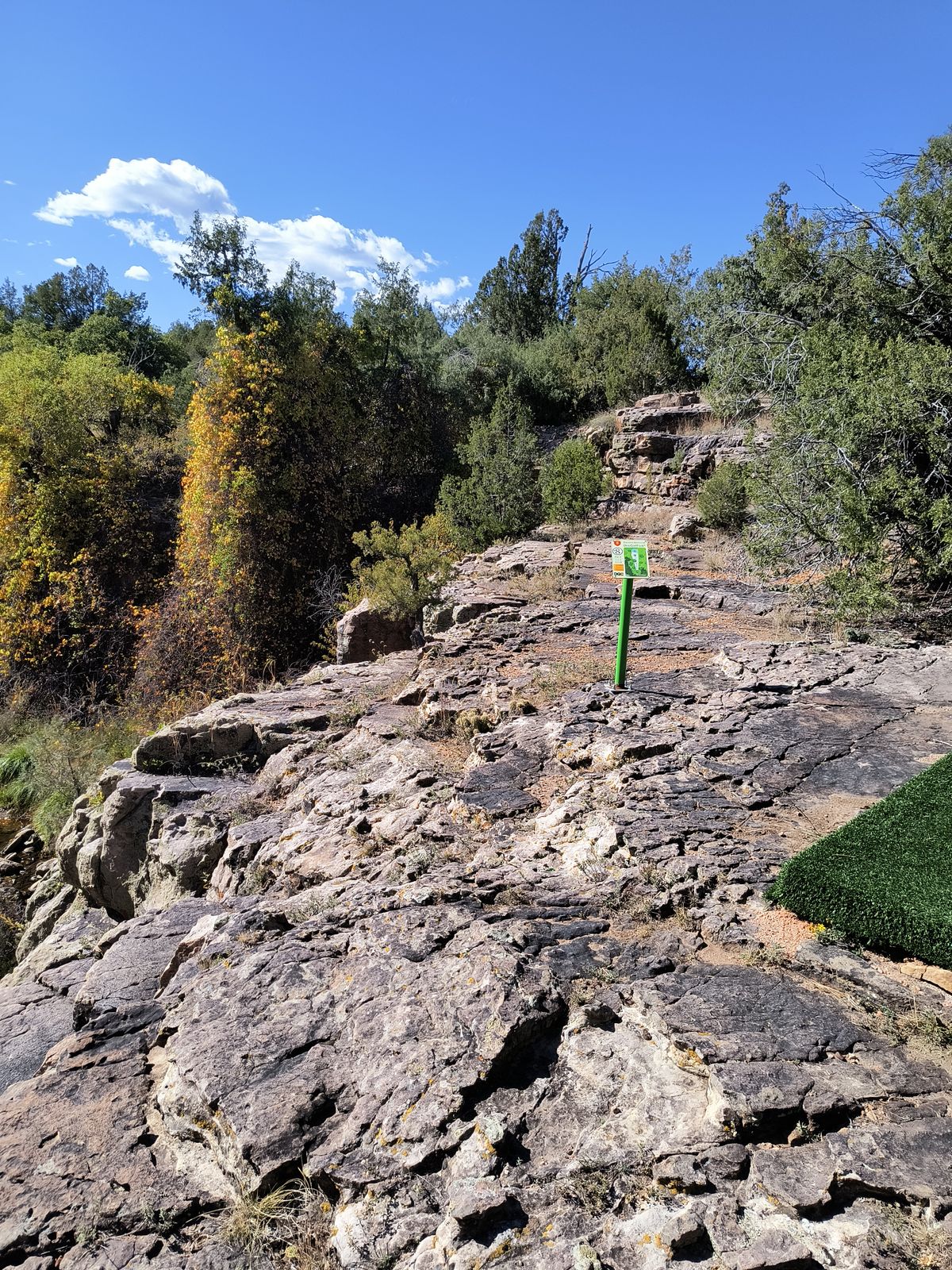 Hole#8 cliffside