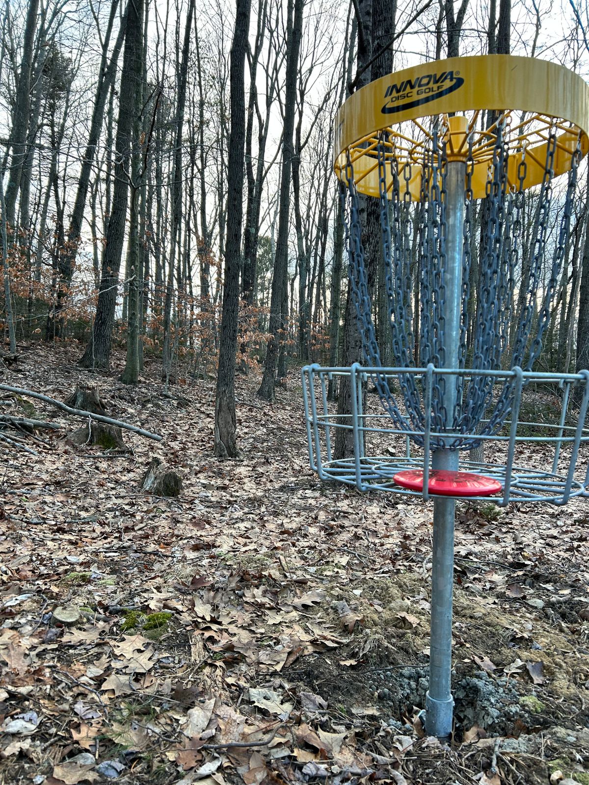 6th hole looking back up the rugged fairway