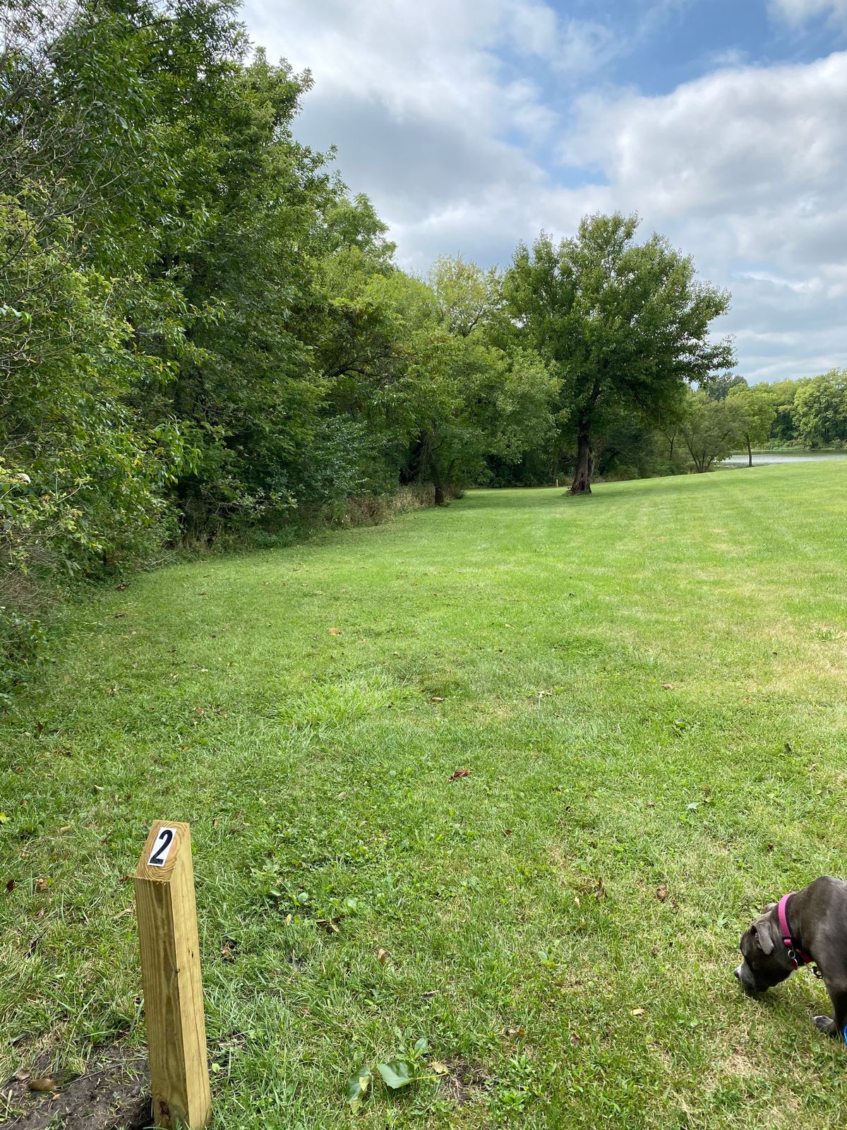 Hole 2   Around the corner to the left