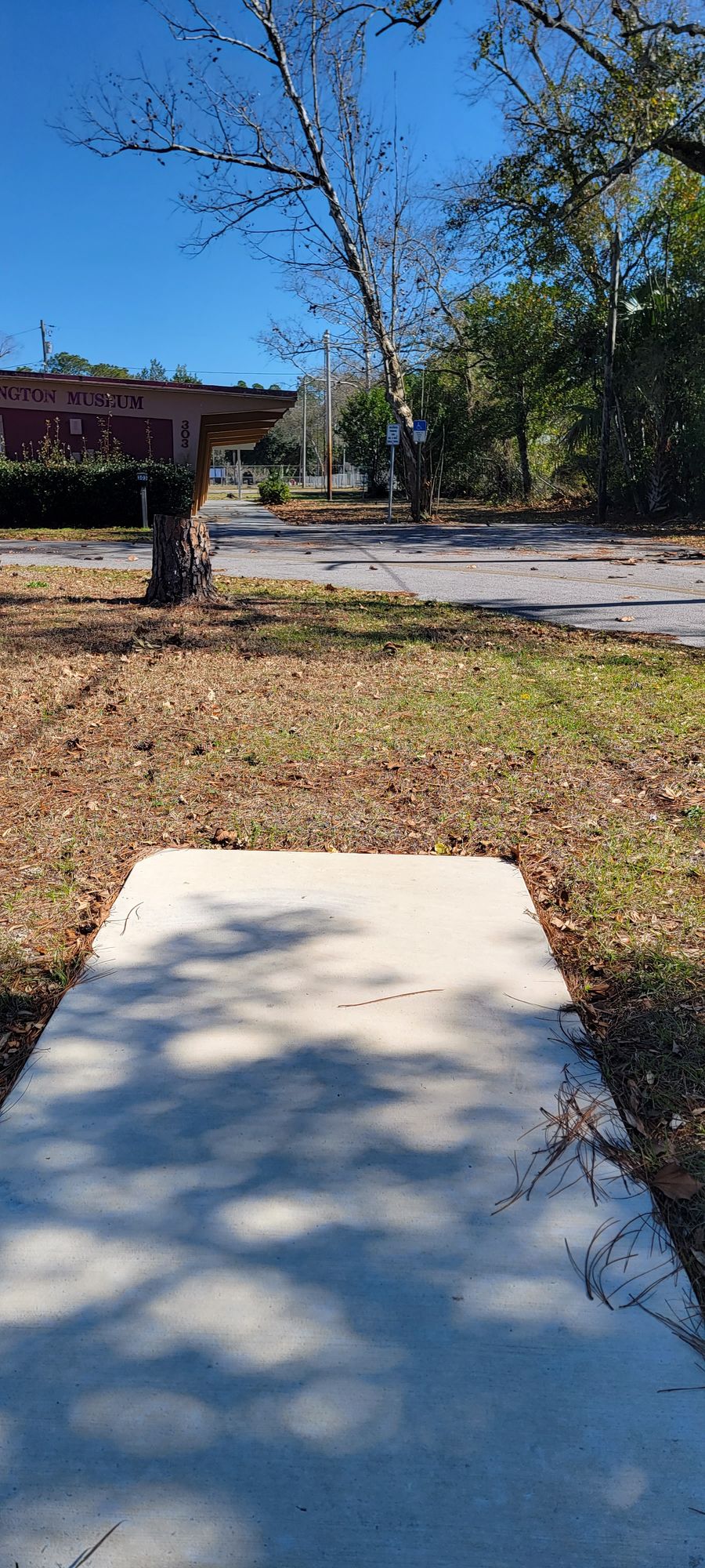 Hole 2 from tee pad