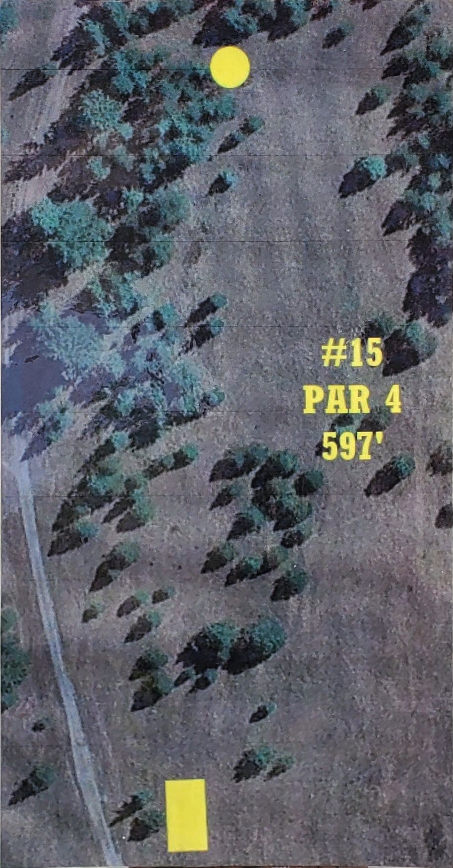 Tee sign hole 15