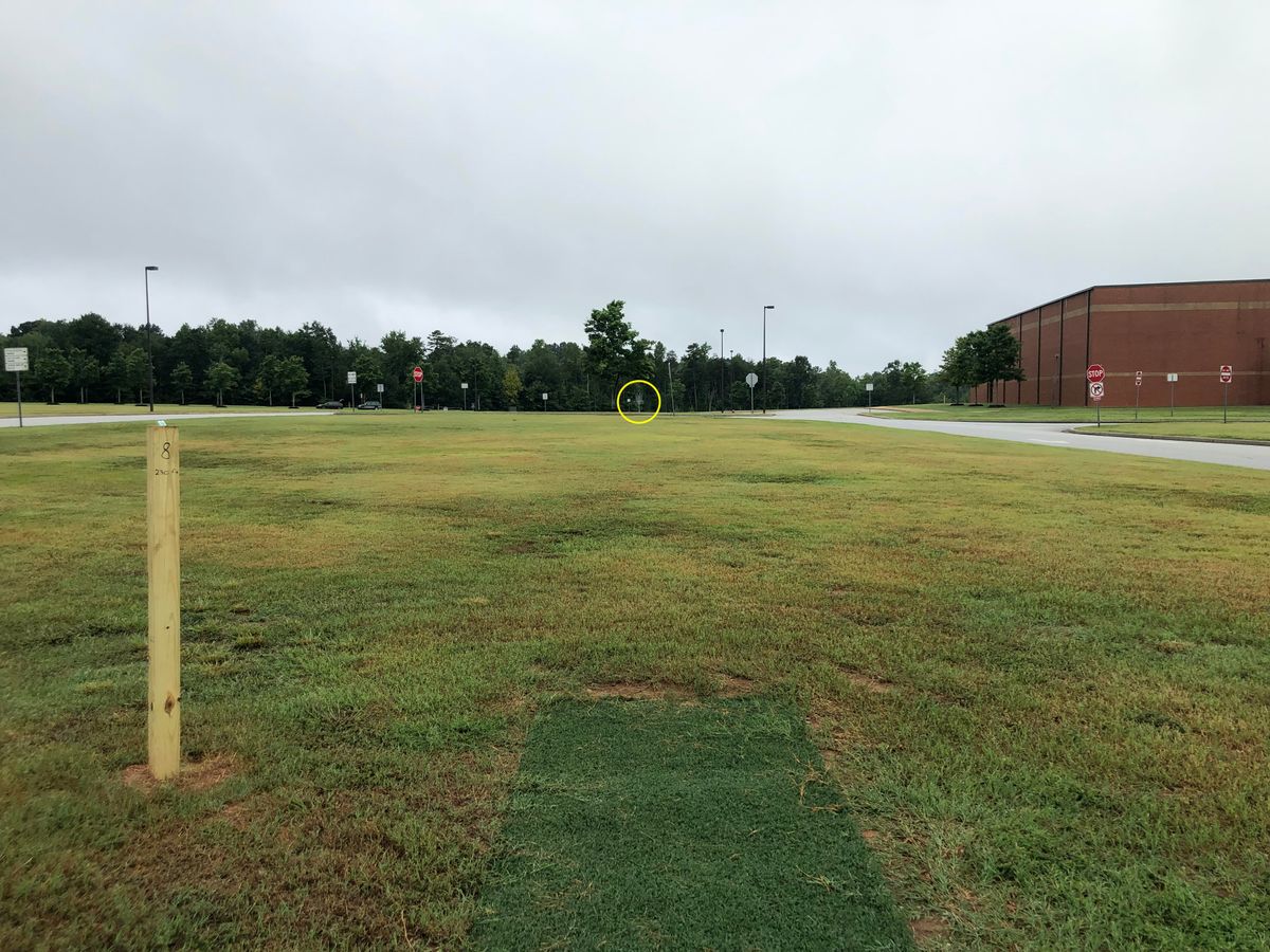 Hole 8 tee